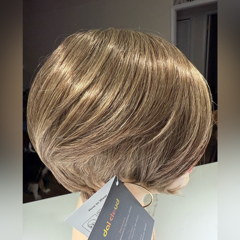 HAIR, Pixie Cut, Swoop Bangs, Medium/Dark Brown - Picture 5 of 13